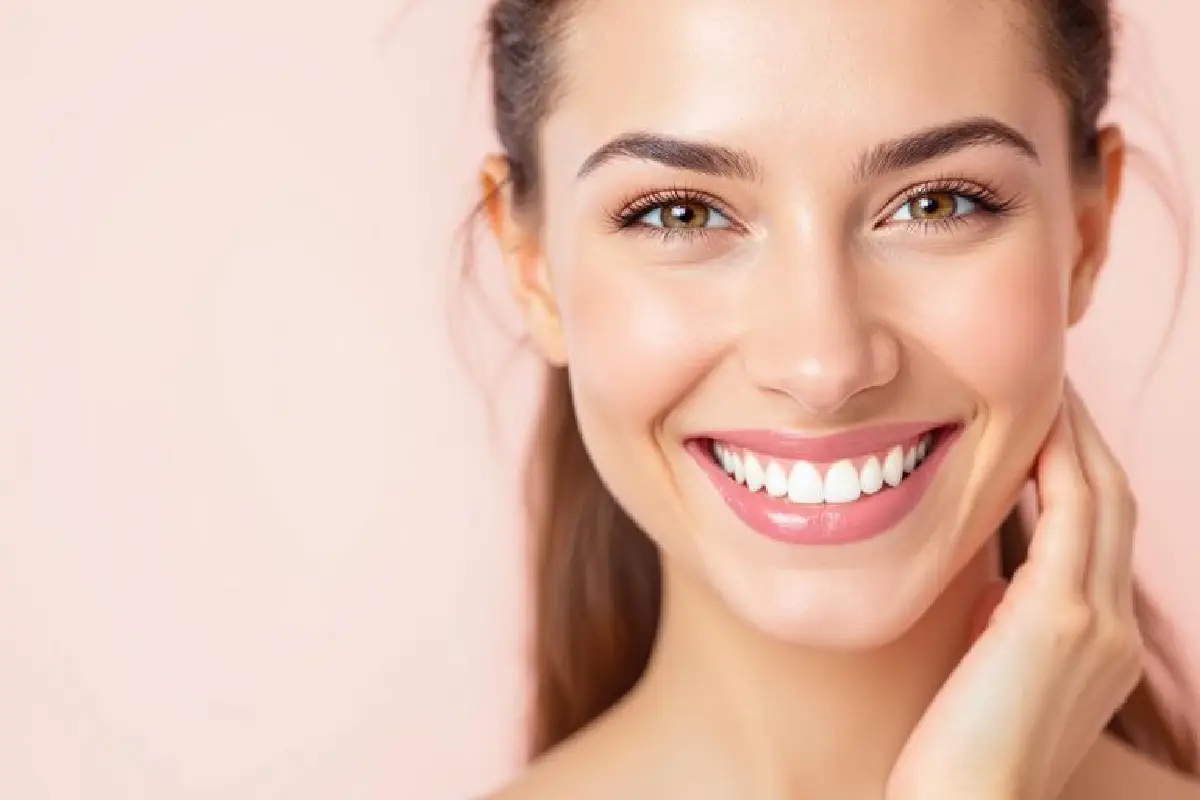 a girl with beautiful smile