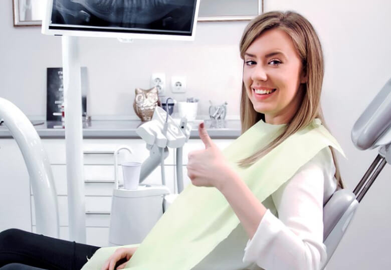 a girl is preparing for sedation